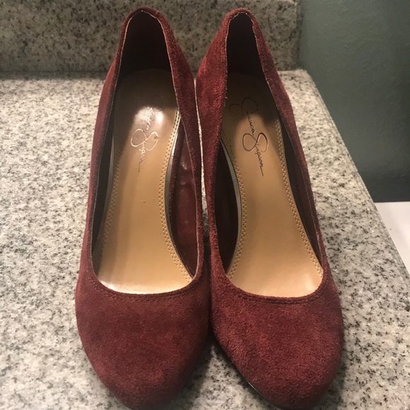 Jessica Simpson Suede Wedge Heel - Picture 2 of 8